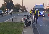 Śmiertelny wypadek na Widzewie. Nie żyje motocyklista [zdjęcia]