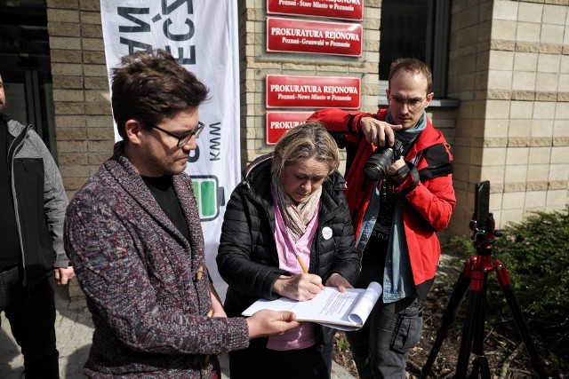 Pod zawiadomieniem do prokuratury podpisali się kandydaci Społecznego Poznania.