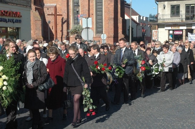 Pogrzeb księdza prałata Stanisława Człapy odbył się 14 października 2013 r. w Starogardzie Gd.
