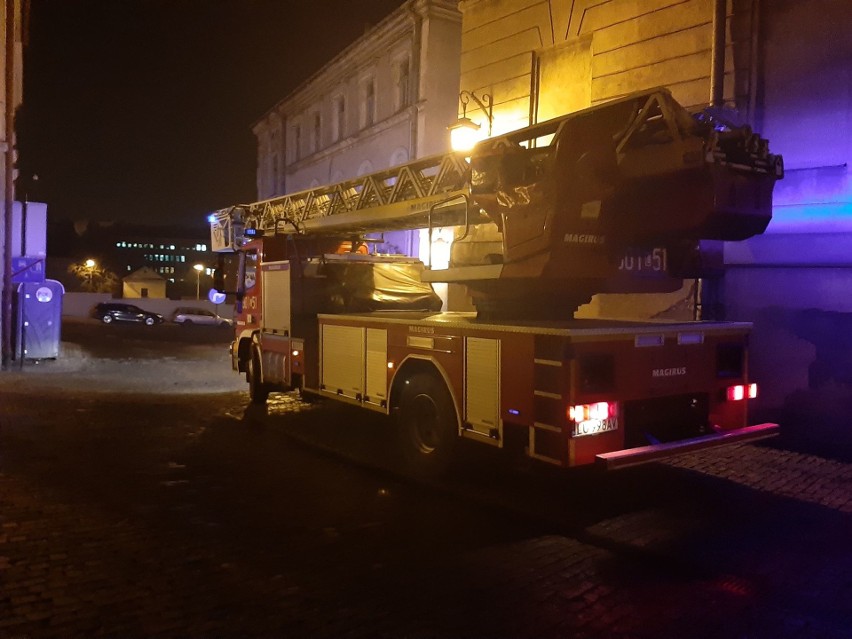 Interwencja straży pożarnej na Starym Mieście w Lublinie