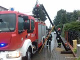 Pracowita noc strażaków w Chojnicach i Sępólnie. Żywioł dał się we znaki