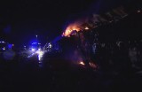 Potężny pożar fermy na Dolnym Śląsku. Padło 19 tysięcy kurcząt (FILM) 