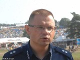 Sławomir Konieczny, rzecznik lubuskiej policji, informuje o wydarzeniach w regionie