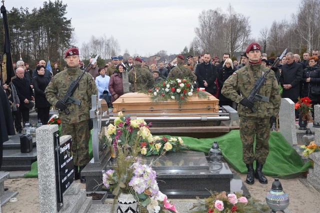 Pogrzeb kpt. Józefa Wojdyły w Grodźcu.