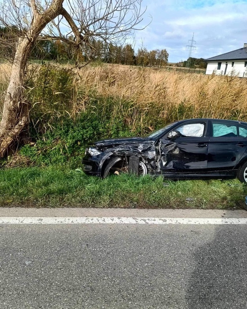 Wypadek w Zagaciu w gminie Czernichów