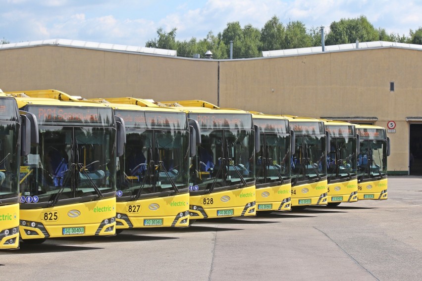 Autobusy elektryczne PKM Sosnowiec (wrzesień 2021)...