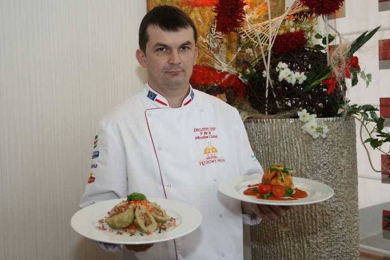Mirosław Ciołak, szef kuchnia hotelu "Tęczowy Młyn” w...