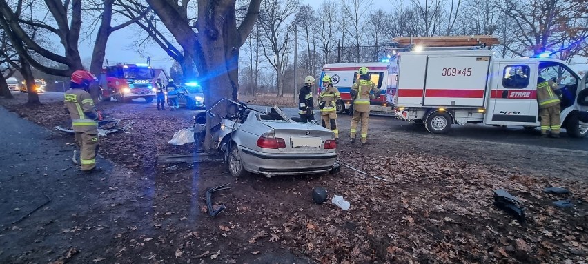 Dramatyczny wypadek w Turawie Marszałkach koło Opola.