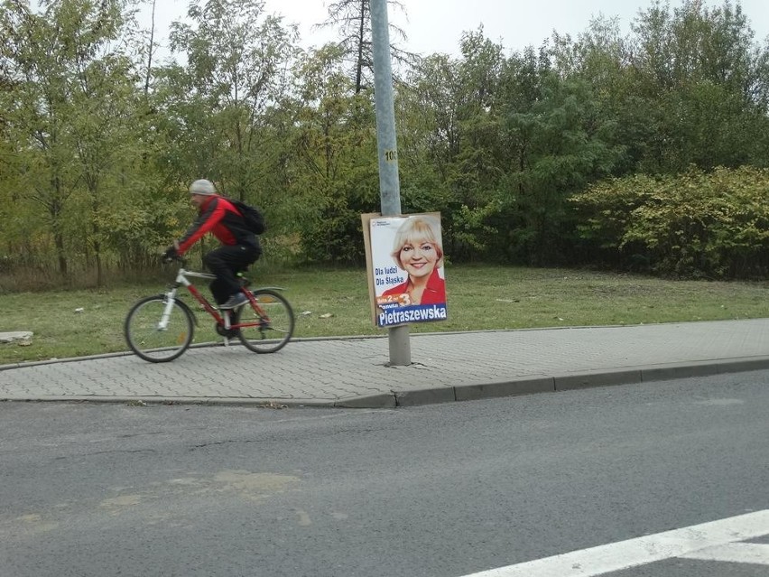 Plakaty wyborcze w Rudzie Śląskiej