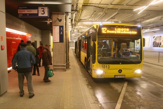 Podziemny dworzec autobusowy Katowice