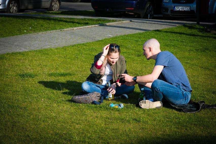 Prawie 18 stopni było w sobotę w Szczecinie. Ci, którzy...