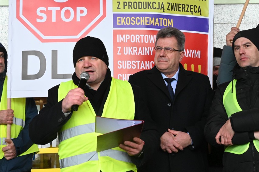 Generalny protest rolników w województwie świętokrzyskim....