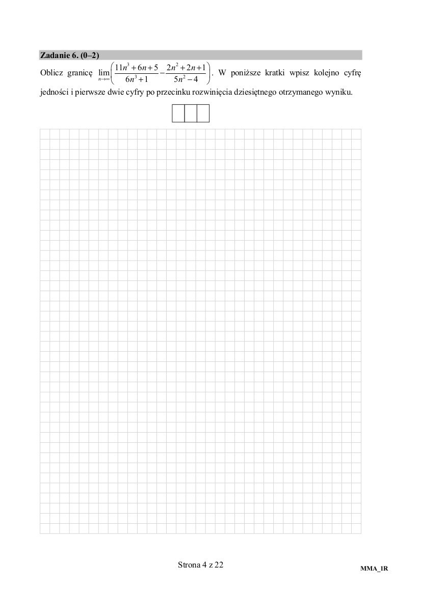 Matura 2015 matematyka poziom rozszerzony liceum