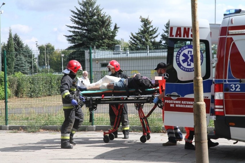 Poważny wypadek motocyklisty na Gądowie