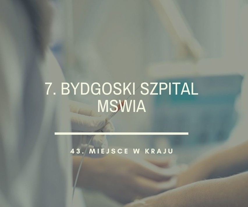 Miejsce 7. w regionie i 43. w Polsce - Bydgoski Szpital...