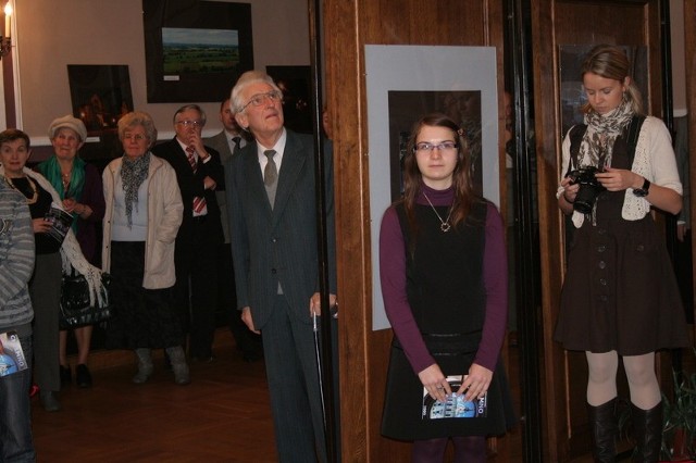 Jerzy Kałdowski chętnie uczestniczył m.in. w otwarciach wystawy w muzeum
