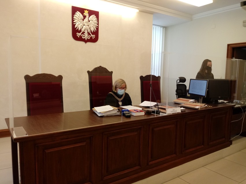 Sędzia Dorota Niewińska ogłosiła wyrok przy pustej sali....