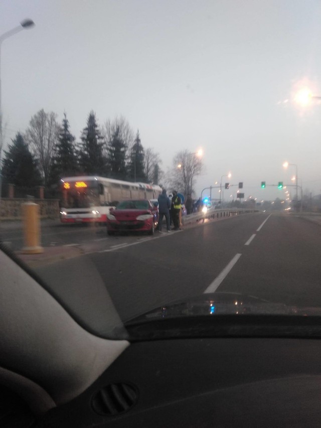 Dwie kolizje w jednym miejscu w Rajcu Szlacheckim.