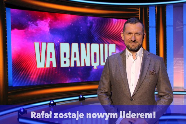 Rafał Wawrzyński wygrał jeden odcinek Va Banque.