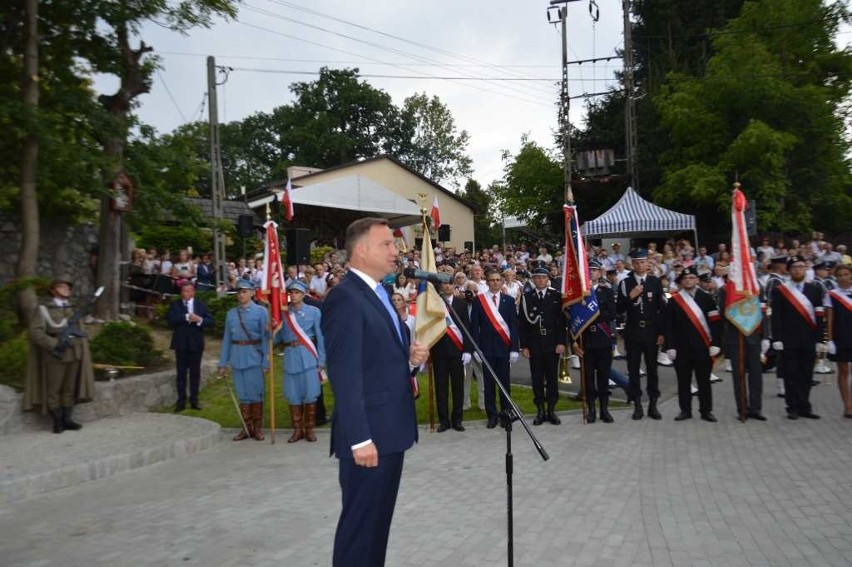 Jurczyce. Andrzej Duda wziął udział w odsłonięciu pomnika gen. Hallera [ZDJĘCIA]