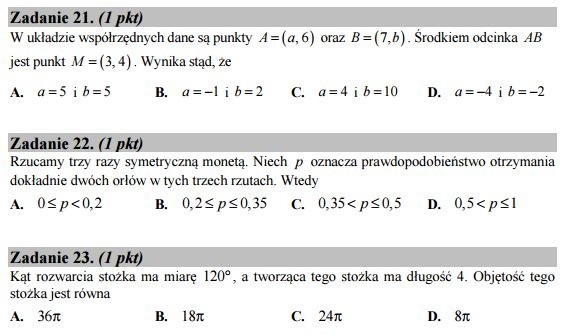 Stara matura 2016: Matematyka poziom podstawowy [ODPOWIEDZI, ARKUSZ CKE]