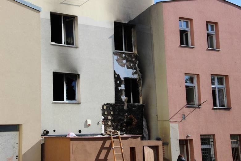 Tragiczny pożar na Podgórnej w Tczewie- 23.05.2018