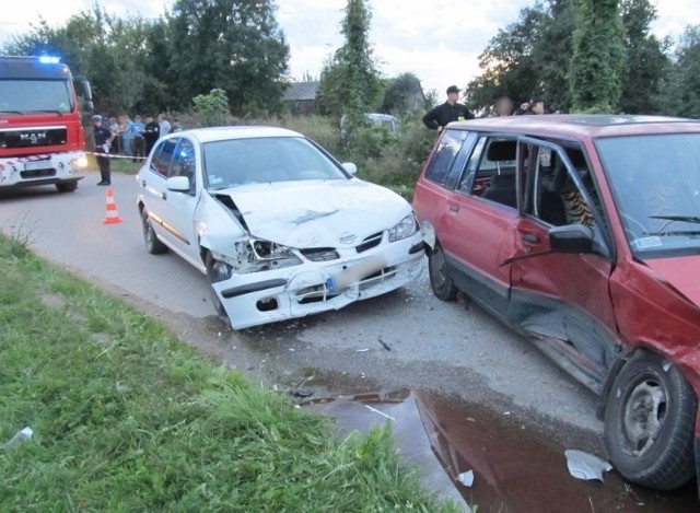 Wypadek w miejscowości Wnory Kuzele