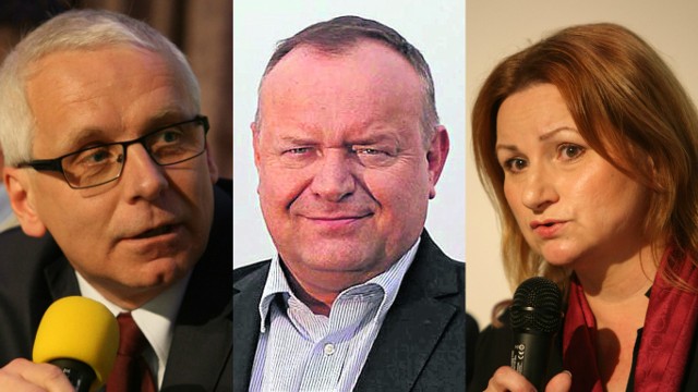 To najbardziej prawdopodobna na ten moment trójka senatorów z Wrocławia i najbliższych okolic: (od lewej) Jarosław Obremski, Jarosław Duda oraz Barbara Zdrojewska.