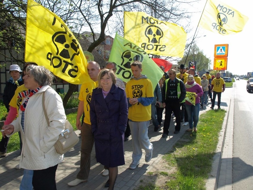 Stop atom - protest na 1 maja.