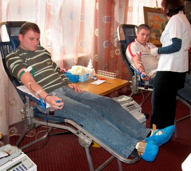 Piotr Broda z Lipska już po raz szósty oddawał krew dla innych.