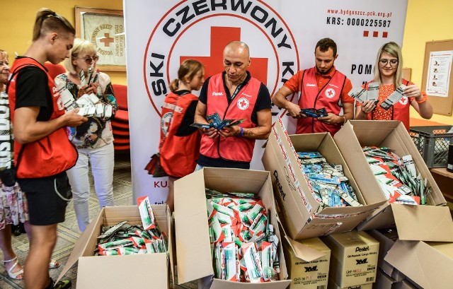 W bydgoskiej siedzibie oddziału regionalnego PCK pojawiła się kolejna partia darów od sponsora
