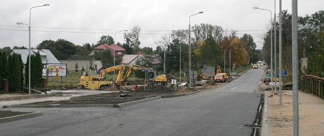 Tak wygląda ulica Kozienicka, która jutro powinna zostać otwarta dla ruchu...