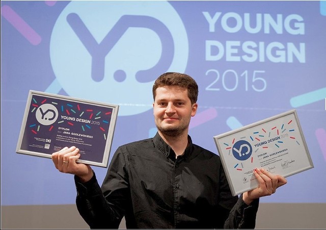 Jan Godlewski otrzymał nagrodę specjalną w konkursie Young Design za projekt NUNO