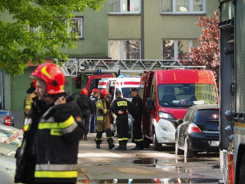 Śmiertelny pożar w Łodzi.