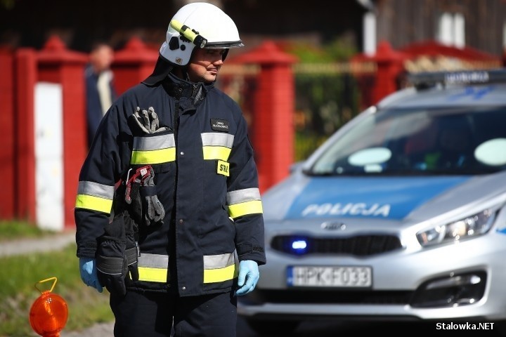 Wypadek w Pysznicy. Jedna osoba została ranna w zderzeniu dwóch aut [ZDJĘCIA]