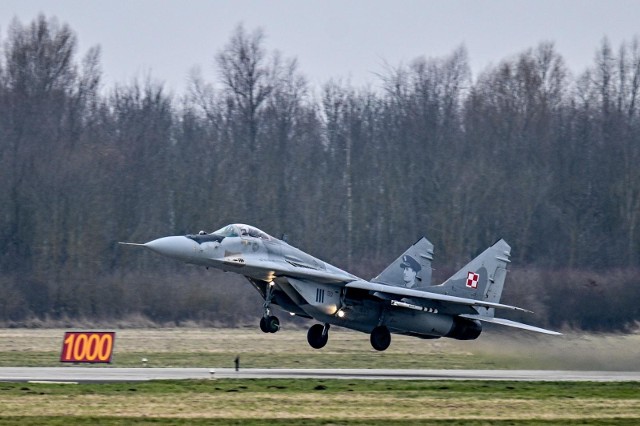 MIG 29 Polskich Sił Zbrojnych.