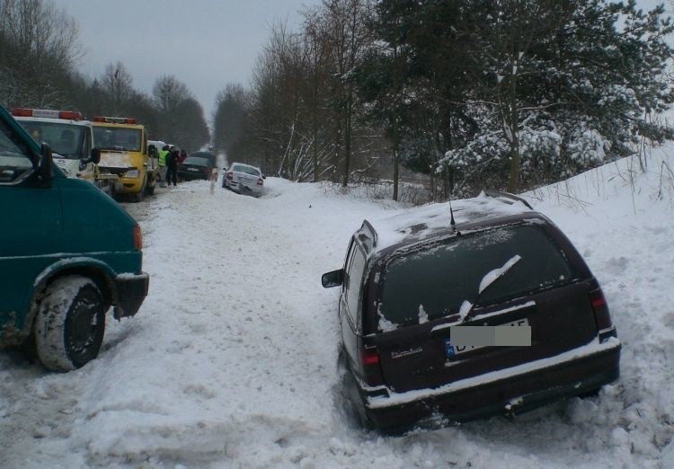 Karambol na DK 19 na trasie Horodnianka - Wasilków (zdjęcia)