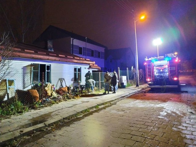 Pożar przy ul. Szklanej w Lublinie wybuchł w nocy z wtorku na środę