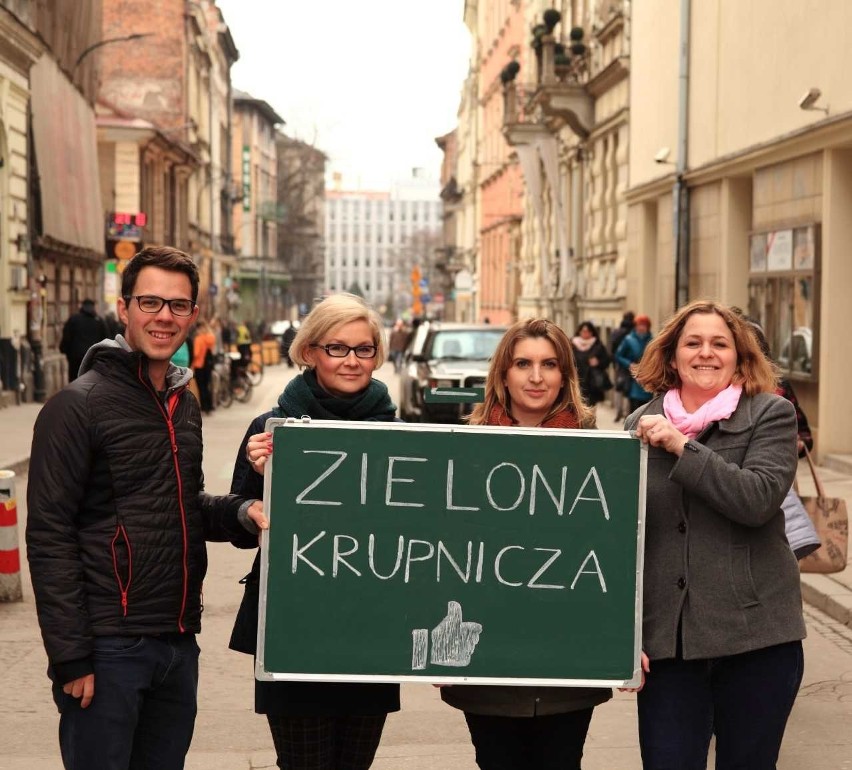 Kraków. Walczą o zieloną ulicę Krupniczą. Proponują uspokojenie ruchu samochodowego i zwiększenie przestrzeni dla pieszych