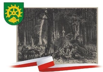 Uroczystość patriotyczna w uroczysku leśnym "Ormanicha"