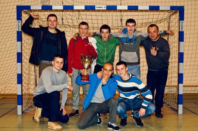 Mistrz Staszowskiej Ligi Halowej, drużyna Football Masters. 