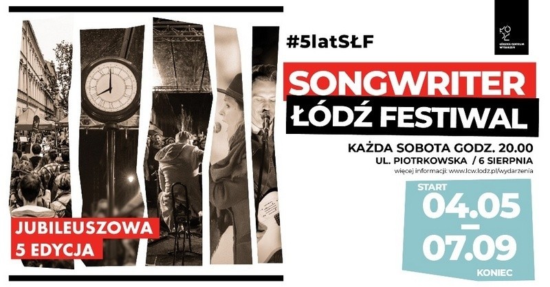 Songwriter Łódź Festiwal 2019 rozpocznie się 4 maja. Na otwarcie - Król