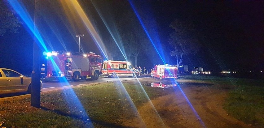 Śmiertelny wypadek w Niepruszewie koło Poznania - BMW uderzyło w drzewo. Zginęła kobieta [ZDJĘCIA]