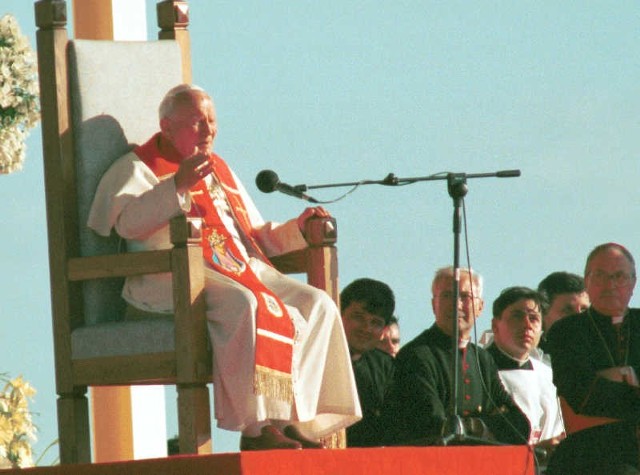 Papież Jan Paweł II w Gorzowie w 1997 r.