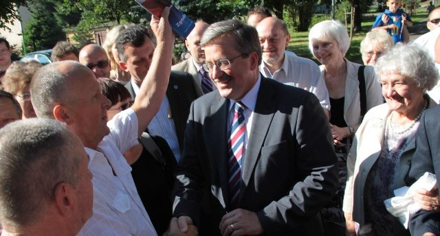 Bronisław Komorowski gościł w naszym mieście na początku lipca