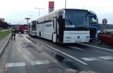W Bielanach Wr. zderzyły się dwa autobusy [FOTO]