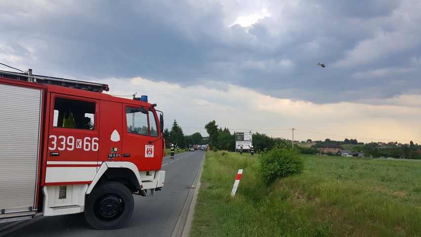 Poważny wypadek w Cianowicach. Jedna osoba nie żyje