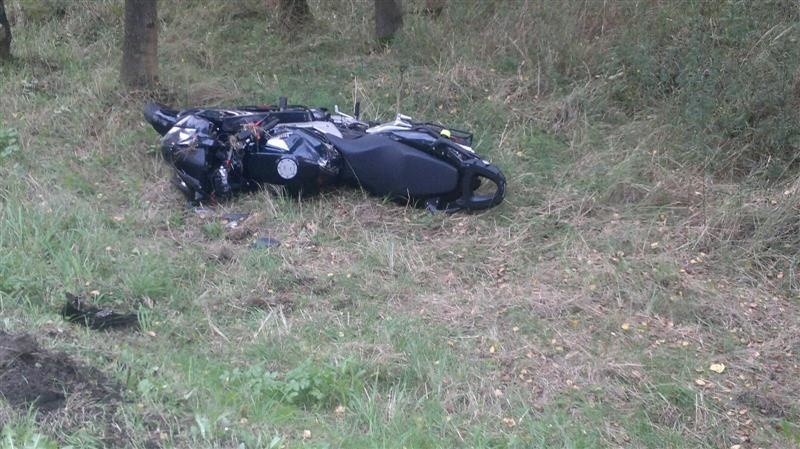 W wypadku ranni zostali dwaj motocykliści.