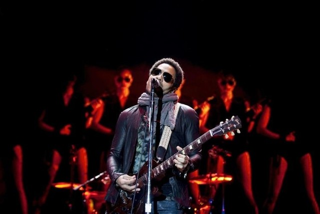 Lenny Kravitz na koncercie w Lizbonie