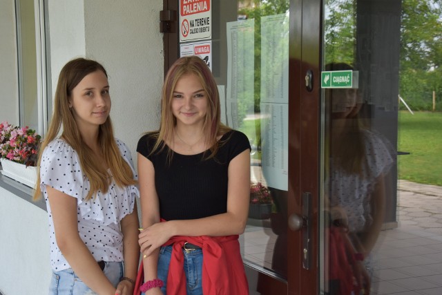 Laura Uzarewicz i Zuzanna Rosłaniec wybrały tylko jedną szkołę - ZS1 w Golubiu-Dobrzyniu